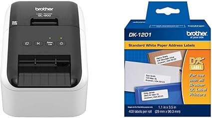 Brother QL-800 Impresora de etiquetas profesional de alta velocidad,  función de impresión rápida, enchufe y etiqueta : Todo lo demás - Amazon.com