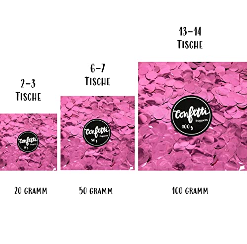 PRESENTORY | 100g di coriandoli rosa per 13-14