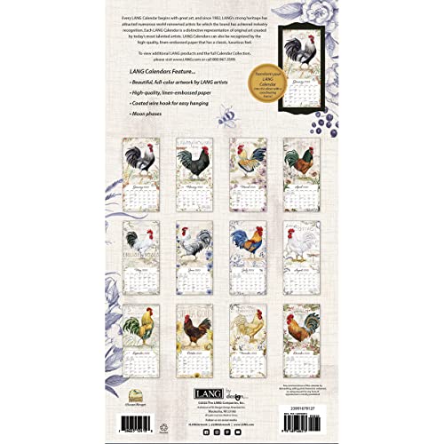 Langproudrooster2023verticalwallcalendar23991079127  Urban Country Home Decor Lang proud rooster 2023 vertical wall calendar 23991079127  urban country home decor