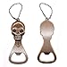 Skull Beer Bottle Opener Keychain Skeleton Opener for Bar Bartender Men and Women , Retro Copper (Vintage Brown)