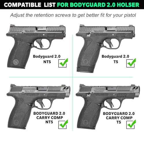 WARRIORLAND IWB Kydex Holster Optic Cut &Claw, Select Fit Glock 17/19/ 19X/ 43X/ 26/MOS, P365/P365X/ P365XL/ P320, Hellcat Pro/Echelon/Hellcat, Bodyguard 2.0, G2C/G3C, Shield Plus/EZ, M&P 9/.40 &More