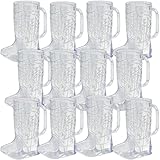 Fun Express Cowboy Boot Cups Clear Plastic - Western Cups 17oz Boot Mugs 12 Pack for Cowboy Party Decorations Rodeo Theme Party Supplies for Adults & Kids Western Themed Celebrations