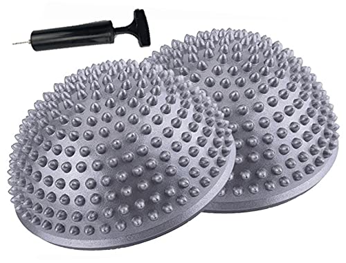 TzzXzz 2er-Set Therapie Balance Igel, Balance-Igel Set, Fitness Halbkugel...