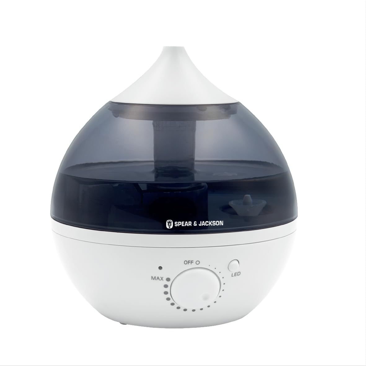 Spear & Jackson 37715 1L Aroma Diffuser and Humidifier/Night Light Function/Quiet and Comp...