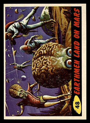 1962 Mars Attacks 48 Earthmen Land on Mars (Card) EX