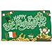 Probsin St Patricks Day Flag 3x5 Ft Double Printed Irish Flag Holiday Leprechaun Shamrocks Coin Party Supplies Home Decor Hanging Welcome Backdrop for Indoor Outdoor Garden Lawn Garage House Decor