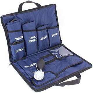 Dixie EMS 5 Cuff Blood Pressure Aneroid Kit System - Infant, Child, Adult