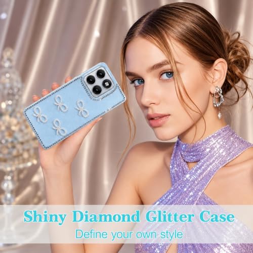 Image of DIZORO for Motorola Moto Edge 70 Fusion 5G Back Cover,Cute Bow Tie Aesthetic Phone Case,Trendy Slim Hard IMD Shockproof Protective Bumper Designer Phone Back Cover for Women Girls Siera