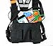 X-FIRE® Updated Dual Portable Radio Chest Rig Harness for Two-Way Radios w/ 3m Reflective. Now with Larger Radio Pocket.
