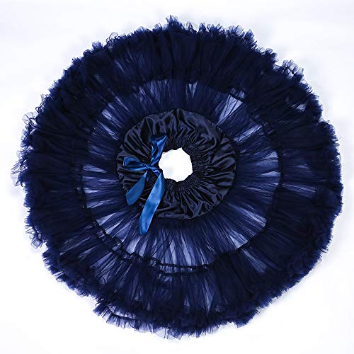 Image of Tutu Skirt as Well as Petticoat above Knee Underskirt Tulle Crinoline slip