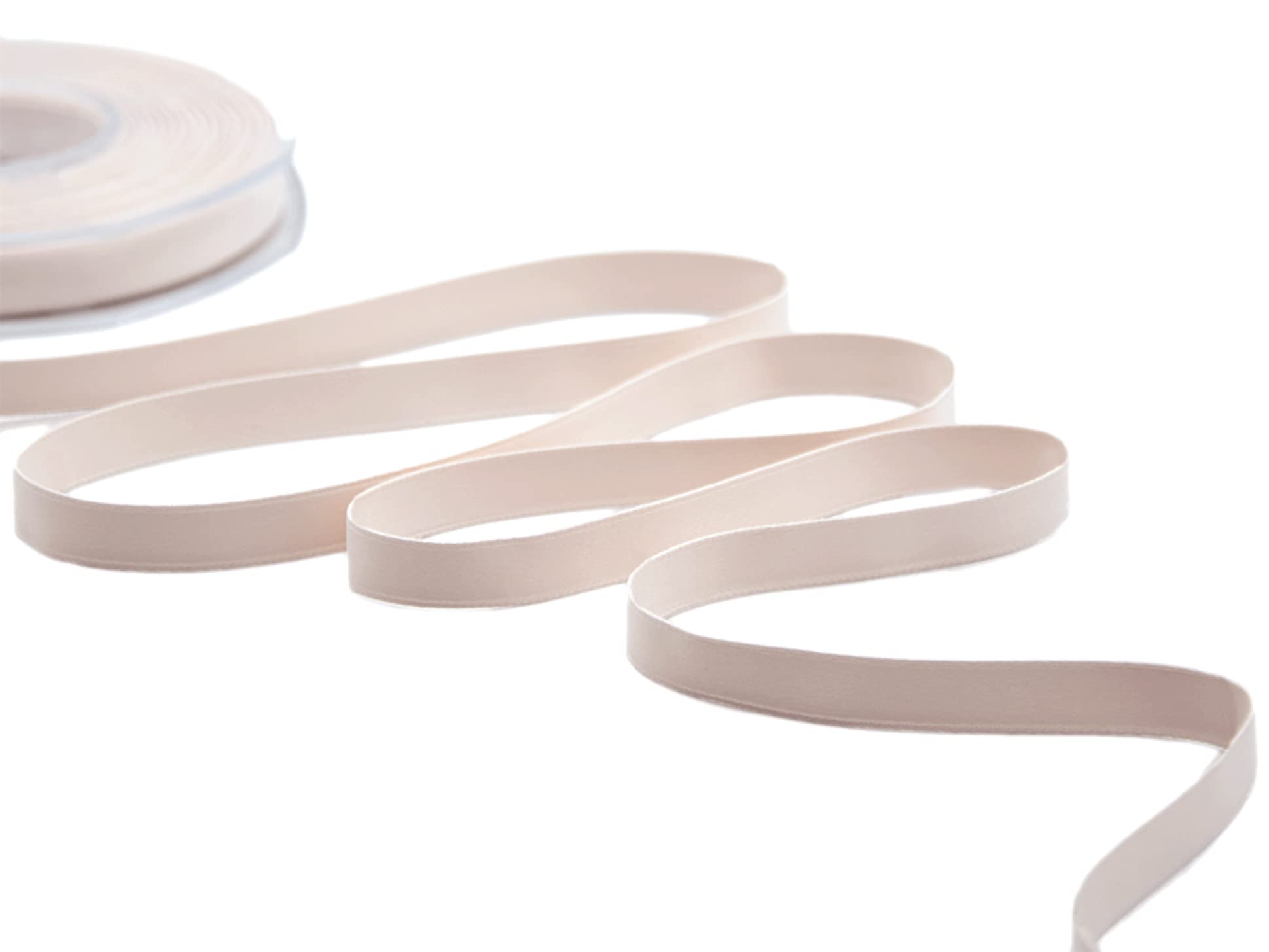 Furlanis Ribbon, Silk, Powder Pink, 10 mm x 20 m