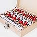 ASNOMY 15 Pezzi Set Frese per Legno, attacco da 6.3mm 1/4 '' Set di punte per router con punta in carburo di tungsteno, in Scatola di Legno