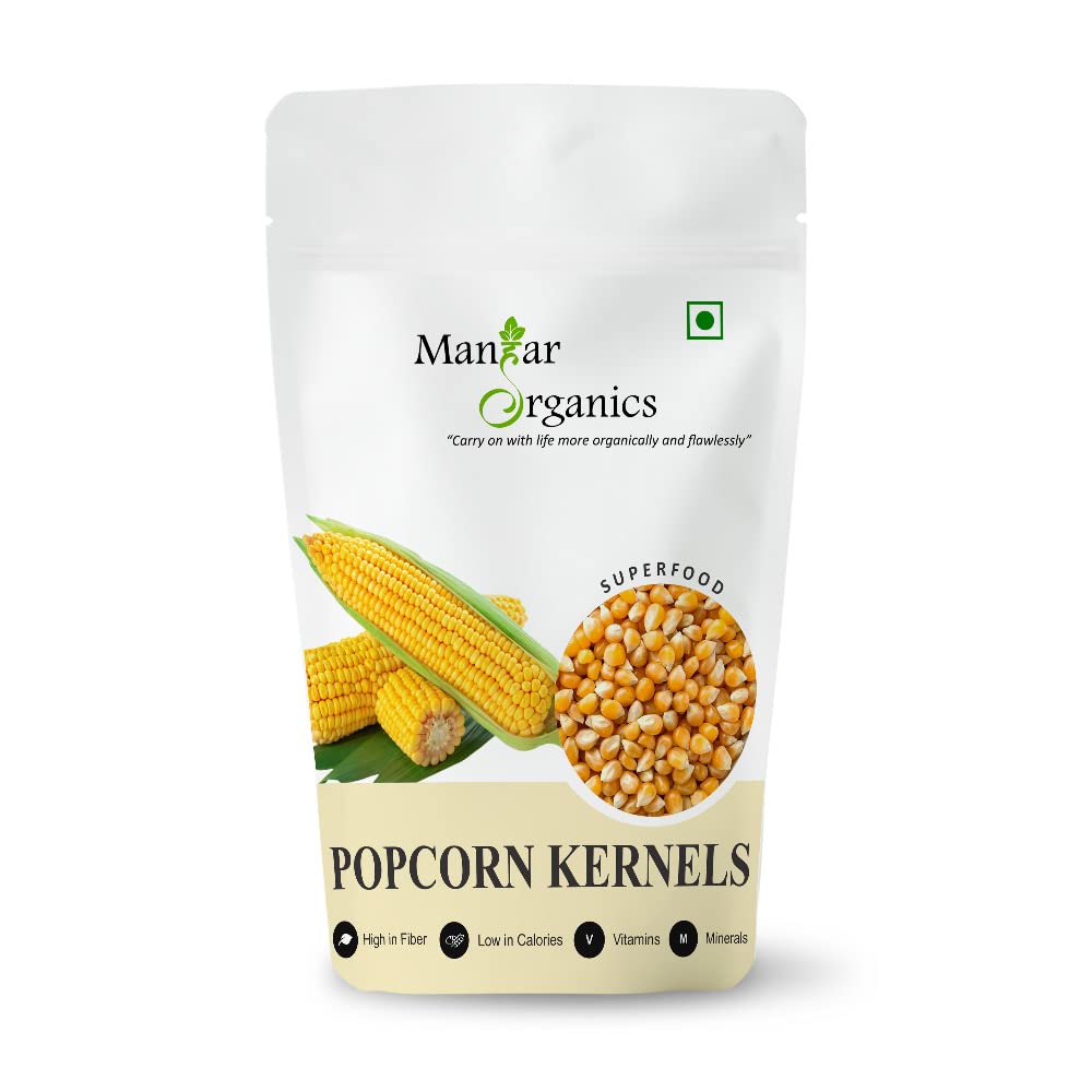 ManHar Organics Popcorn Maize 1KG | Makka/Makai Dana | Classic Butterfly Corn Kernels | Instant Popcorn Seeds-image-11
