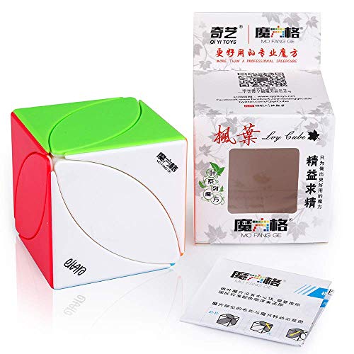 Image of D ETERNAL QY Ivy Cube Stickerless Mofangge Skewb Cube Leaf Cube Puzzle Toy