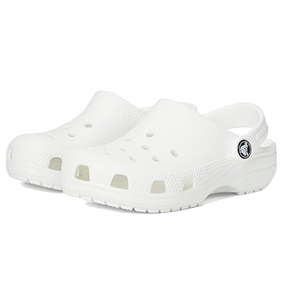 Crocs Kids Classic Clogs (Little Kid/Big Kid) Kids Shoes White