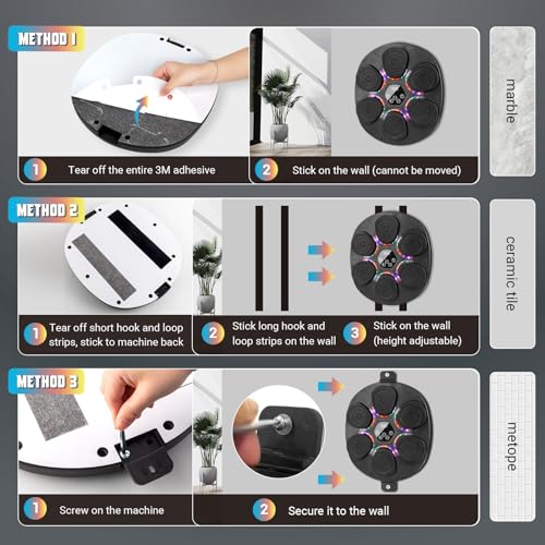 Music Boxing Machine for Adults & Kids, 9 Modes, 6 Speeds & 3 Sensitivity - image 6