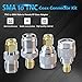 TUOLNK 4PCS SMA to TNC Coax Adapter,Coaxial Connector Kit SMA Male/Female to TNC Male/Female Cable Gender Changers for Radio, LTE Antenna Router