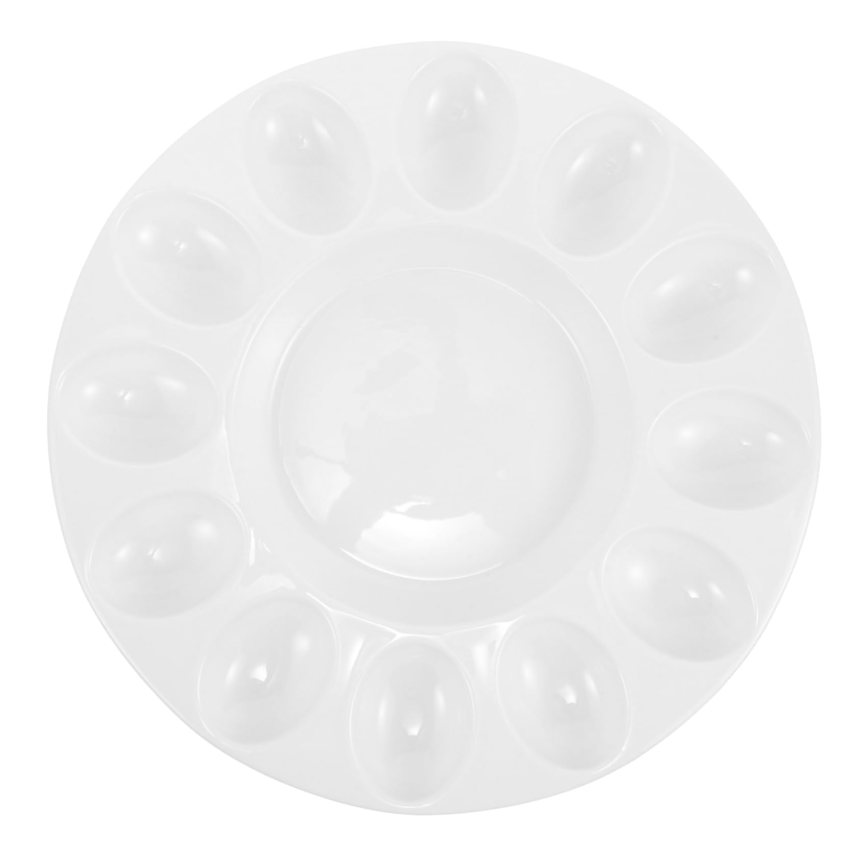 Mikinona Bandeja de de Pascua Bandeja de de cerámica Bandeja de para Catering contenedores de Rellenos Tabla de charcutería Bandeja de Servir Plato