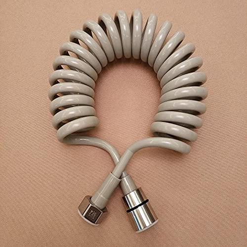 BAtlam Manguera telescópica de Ducha de 1,5 m/2 m/3 m, Resorte de baño Flexible para fontanería de Agua, rociador de bidé para Inodoro, Accesorios de baño-1,5 m,China