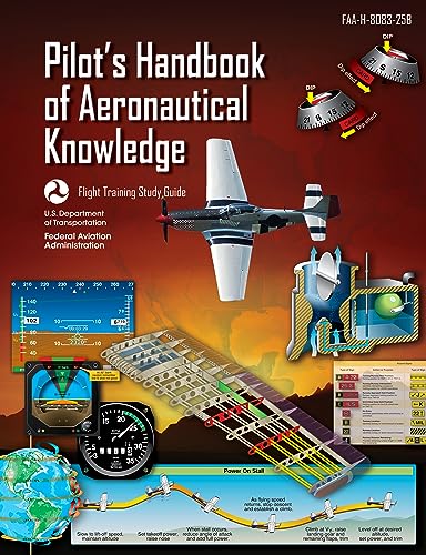 Cover of Pilot’s Handbook of Aeronautical Knowledge FAA-H-8083-25B (Color Print): Flight Training Study Guide