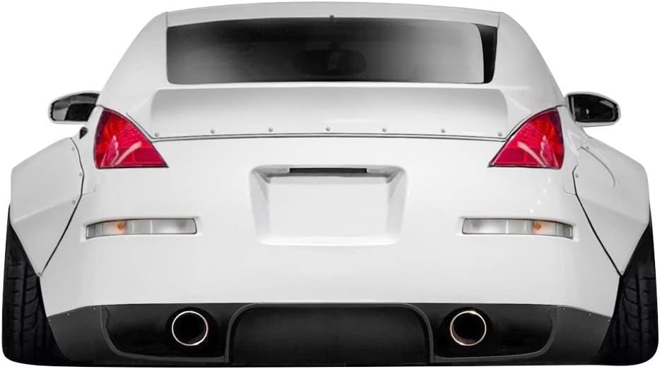 Duraflex RBS Rear Lip Add On Spoiler Compatible With 2003-2008 Nissan 350Z - 3 Piece