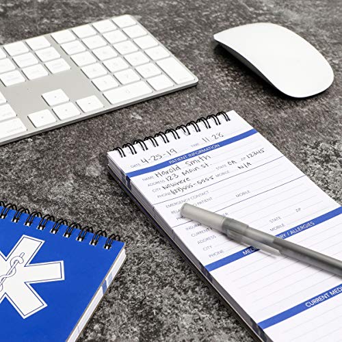 Medical Professional Spiral Notepads (4 x 8 Inches, 12-Pack)