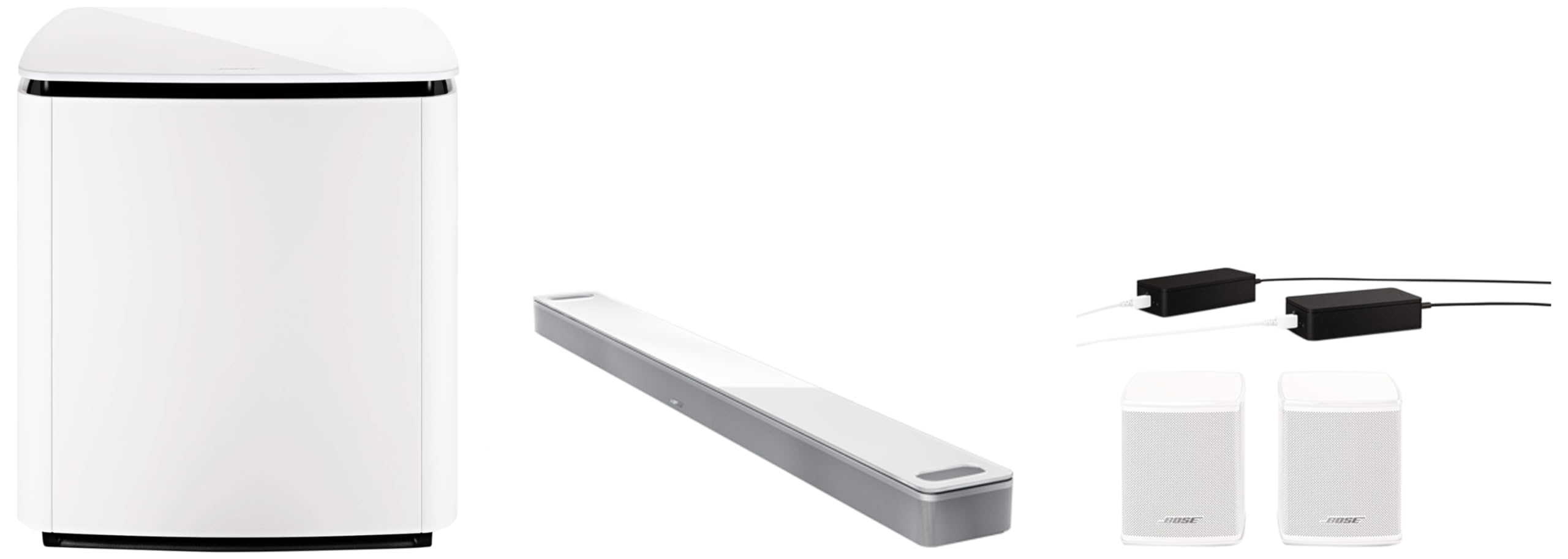 Bose Soundbar 700 ホワイト サウンドバー Bose Smart Soundbar Ultra White, Bundle Bass Module 700 White