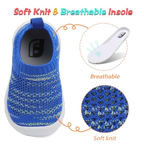 Image of JOINFREE Toddler Boys Girls Sneaker Slip On Shoes Kids Lightweight Breathable Walking Shoes