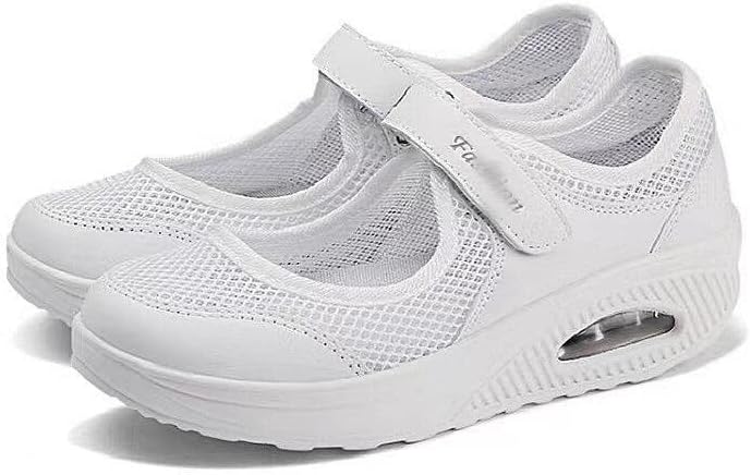 [Zilnuyt] レディース スニーカー 厚底 船型底 美脚 ダイエットシューズ ウォーキングシューズ 姿勢矯正 ナースシューズ