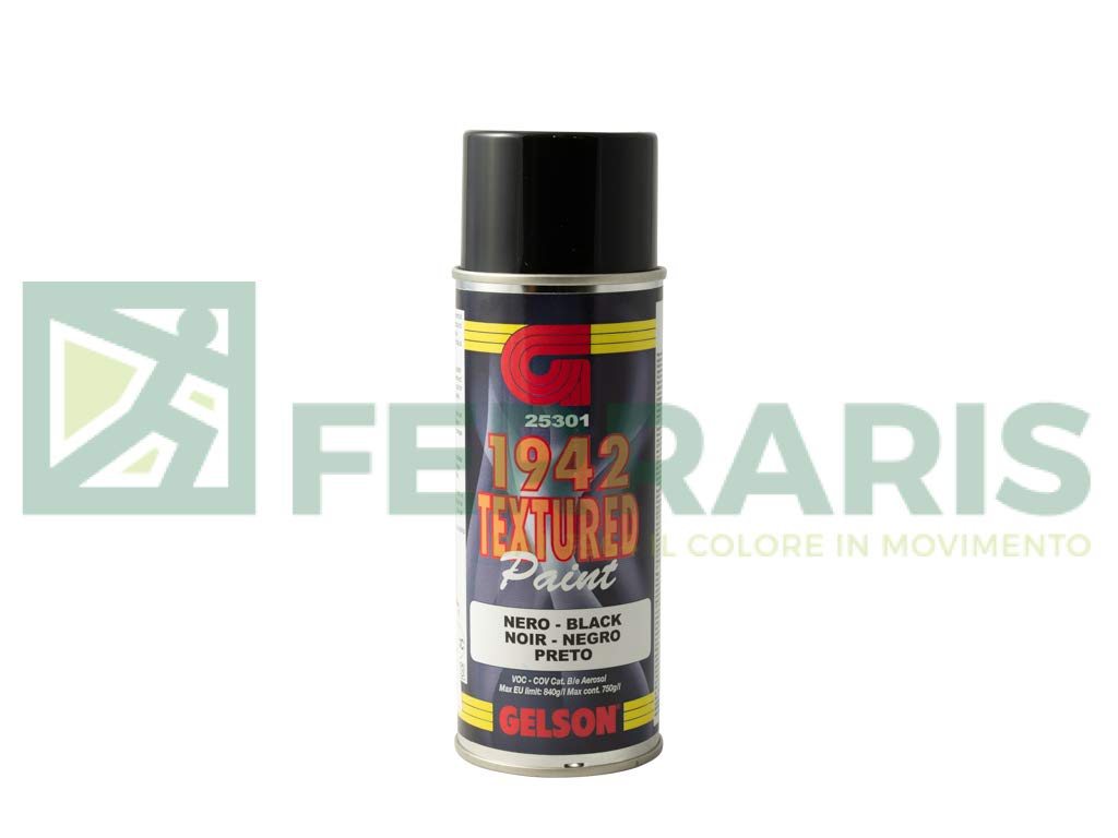 GELSON Vernice TEXTURIZZATA Spray Nera 400 ML 25301