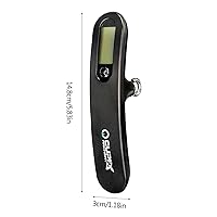 Vista 3 de Báscula de equipaje compuesto de caza con pantalla LCD, escala digital de 110 libras, báscula de recursos de tiro con arco digital, báscula