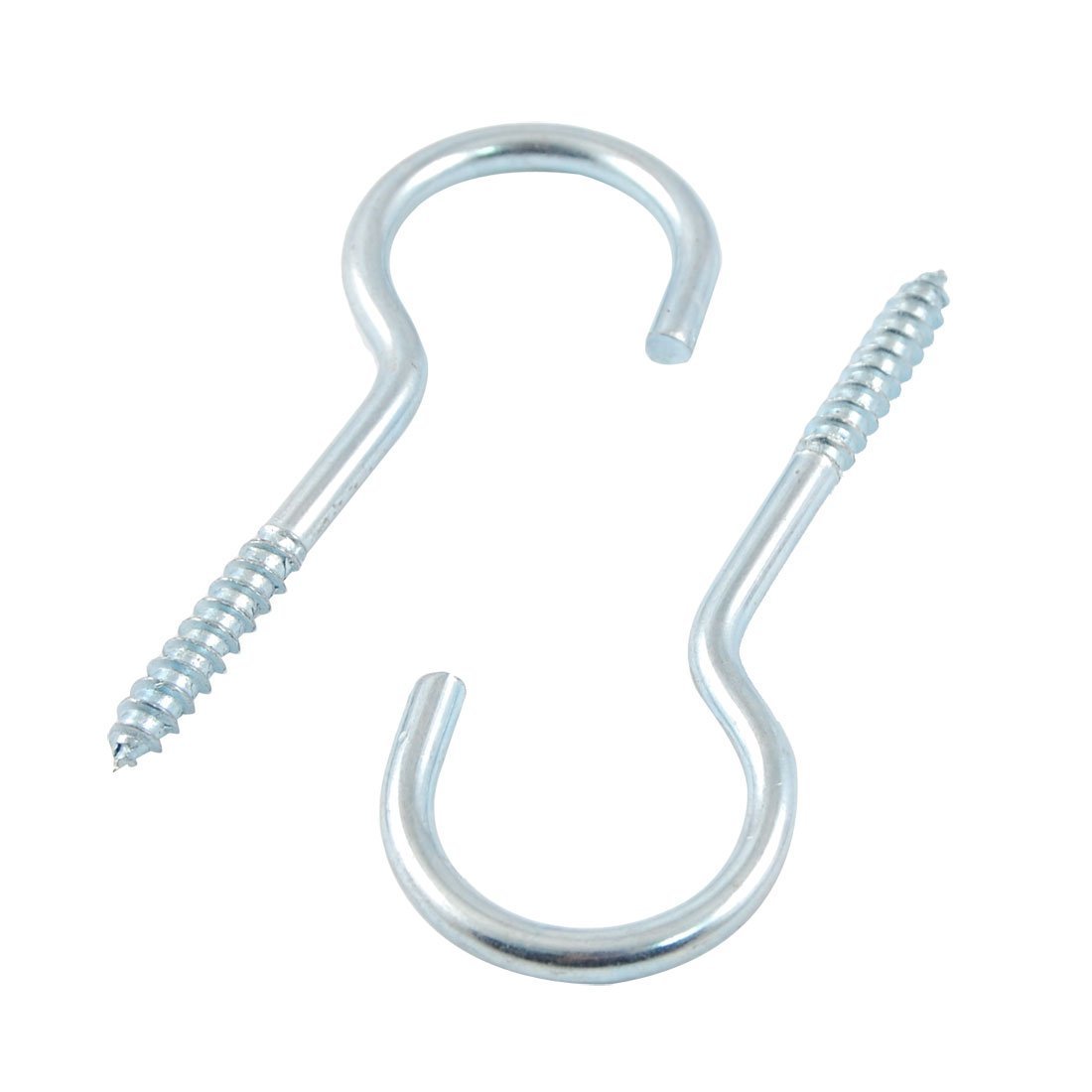Merriway BH05160 (50 Pcs) Unshouldered Cup Mug Hook, Chrome Plated 25 mm - Pack of 50 Pieces