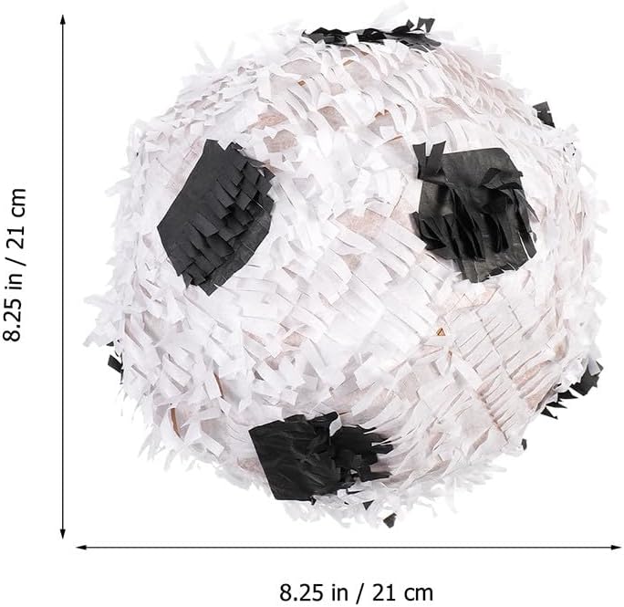 2pcs Soccer Ball Pinata with Stick, Football Birthday Party Supplies, Sports Birthday Decorations for Party Fun
