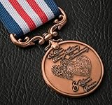 The Commemorative Coin Company YOUR 8th BRONZE WEDDING ANNIVERSARY Long Service/Bravery Medal. Bronze. Gift for Couple Husband/Wife 8 Years of Marriage - Image 8