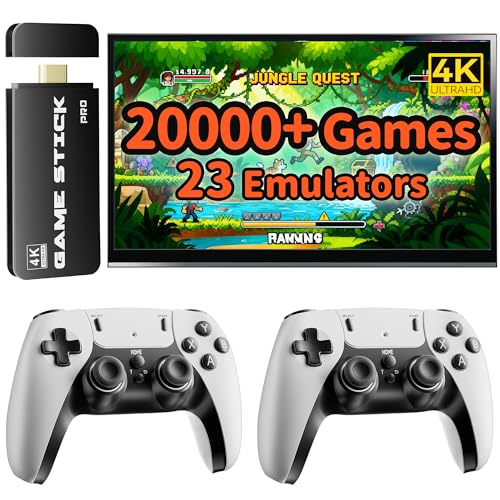 FCHOZY 2026 Upgraded Retro Gaming Console, Nostalgia Game Stick Pro,