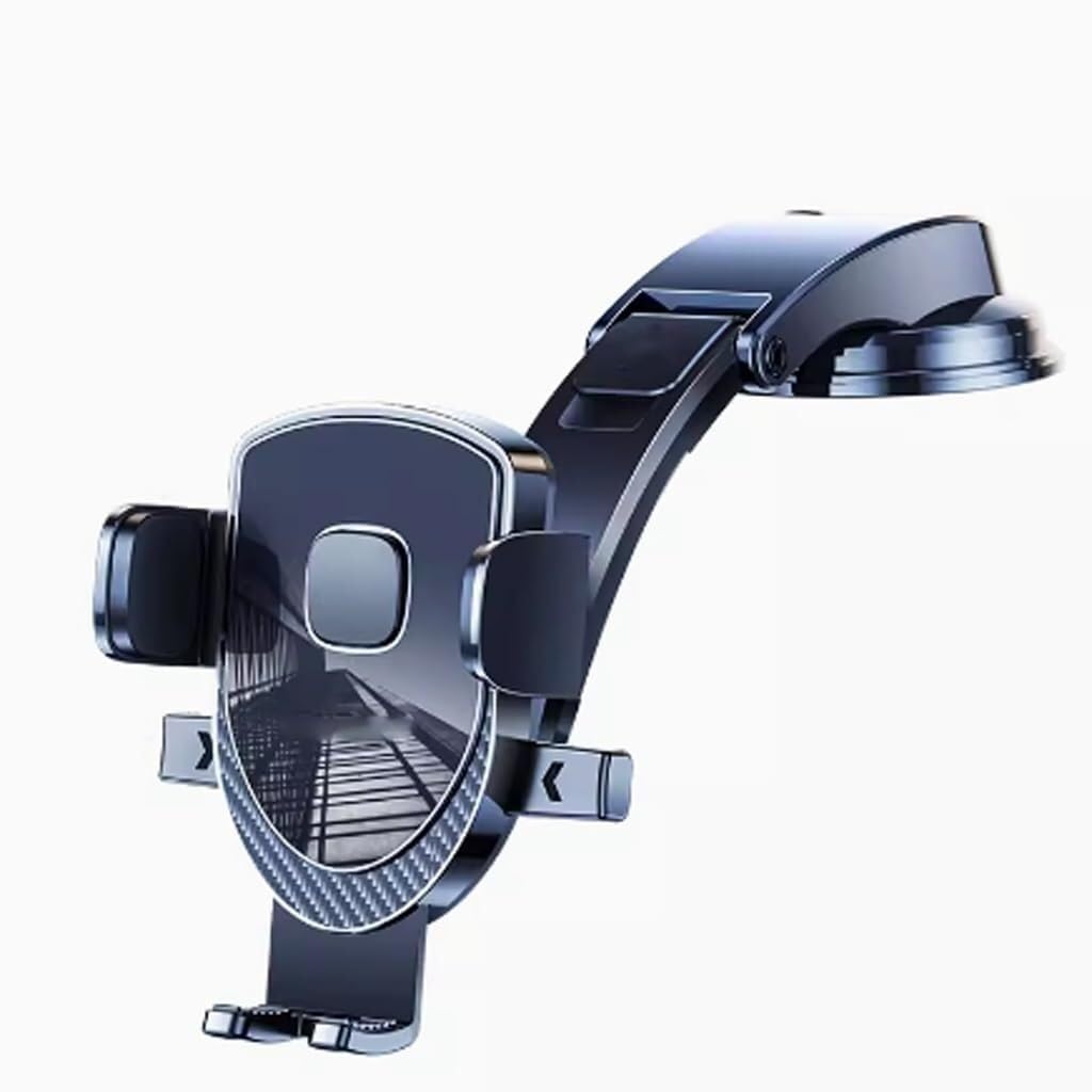 ZHANGLEIYV Mobile Phone Car Holder with Suction Cup 360 Adjustable Navigation Mount for Center Console One-Key Vacuum Locking