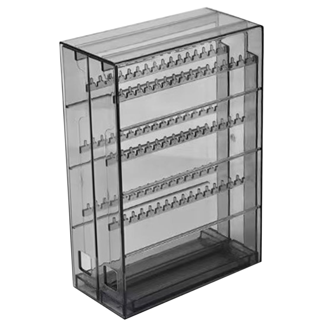 UDSKNV[KSL Jewelry Storage Box Transparent Plastic Necklace Bracelet Earring Stud Dust-Proof Earring Rack Jewelry Rack