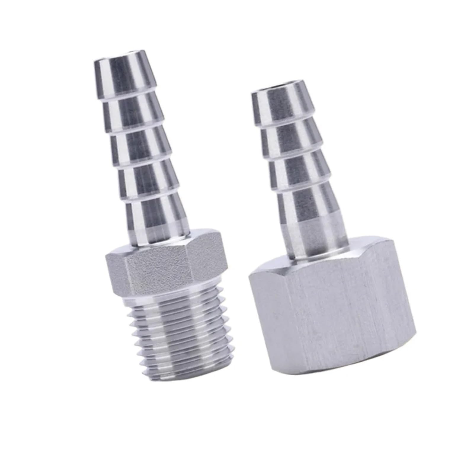 Ad alta Pressione 1/8 "1/4" 3/8 "1/2" 3/4 "NPT Femmina Maschio 4 6 8 10 12-20mm Portagomma Portagomma Raccordo In Acciaio Inox 304 Acqua Gas(BSPP Female,25MM_1/2")