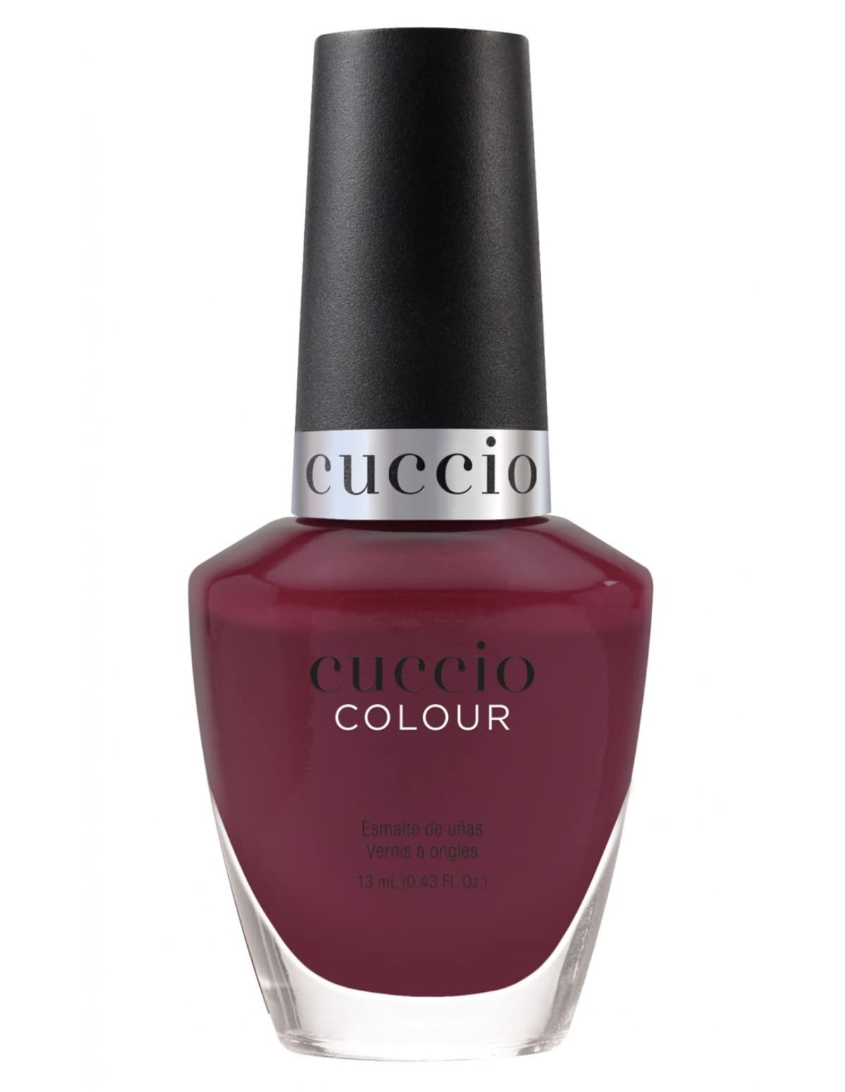 Cuccio Laying Around | Crème Nail Polish Nail Paint | 13ml | Long Lasting, Glossy, Vegan | Paraben Free | No Yellowing | FREE from Harmful Chemicals - Maroon