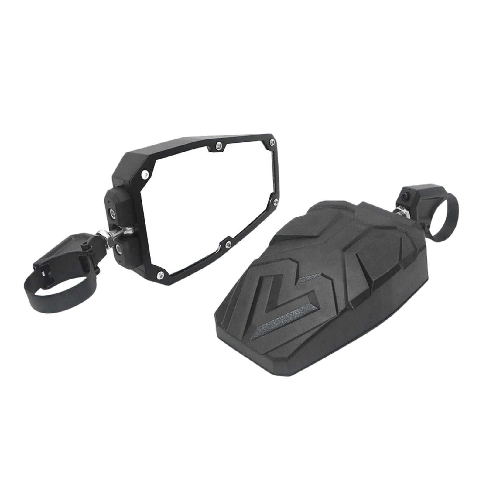Reflectores laterales UTV, adecuados para barra antivuelco de 1.75 a 2 pulgadas, ayuda de conducción de apoyo, para varios terrenos, fácil instalación, reflectores laterales en todos los