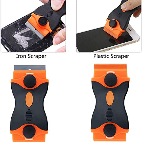 Doppia Testa Rasoio Lama Raschietto, con 10 lame