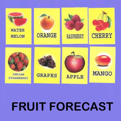 MilesMagic Magician's Fruit Forecast Mind Reading Cards Prediction Gimmick Real Mentalism Magic Trick