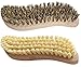Produktbild 2 Stück Scheuerbürste, Putzbürste, Hand Schrubber, Scheuerbürsten, Ergonomischer Griff aus Holz in S-Form, Putzbürste für Küche, Garten, Haushalt - Made in Germany (2, Mix)