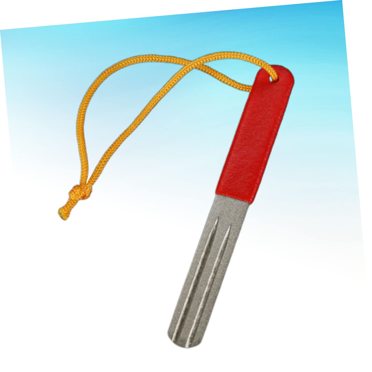GETAJGHSD File Fish Hook Sharpener with Double Sided Grit for Coarse and Fine Grinding Portable Tool with Lanyard Loop for Fishing : Sports & Outdoors