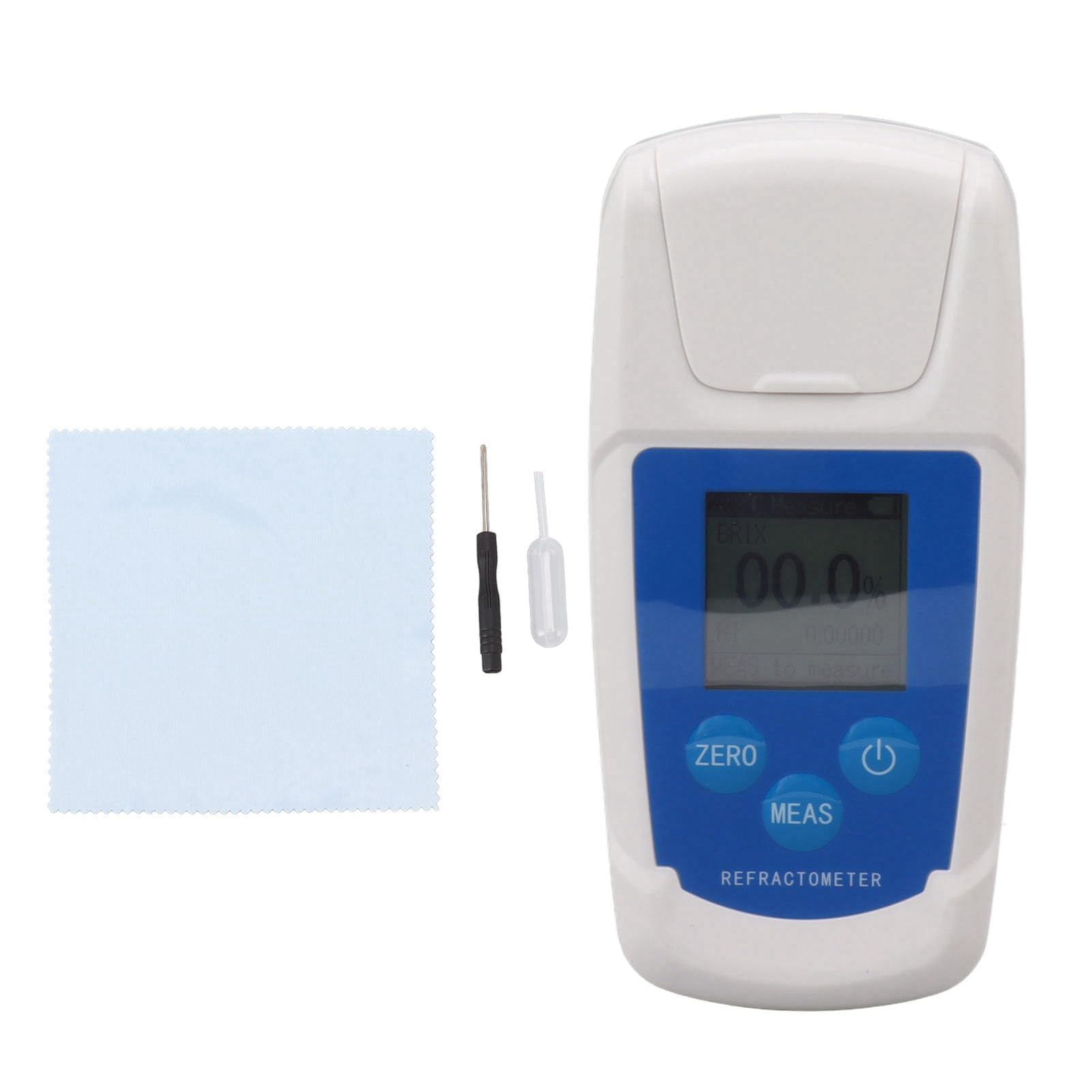 Rifrattometro Brix Digitale, Misuratore Brix 0‑55% Misuratore Brix ad Alta Precisione per Misurazione del Contenuto di Zucchero, Succo di Frutta, Caffè
