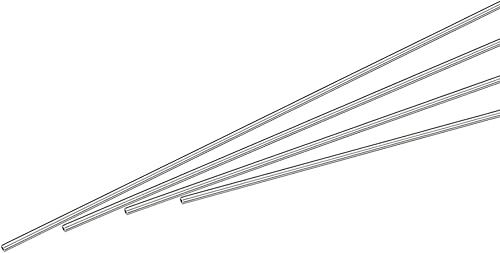 uxcell Tubo capilar de acero inoxidable 304, diámetro exterior de 0.031in x 0.008in de grosor de pared de 9.843in de longitud para maquinaria