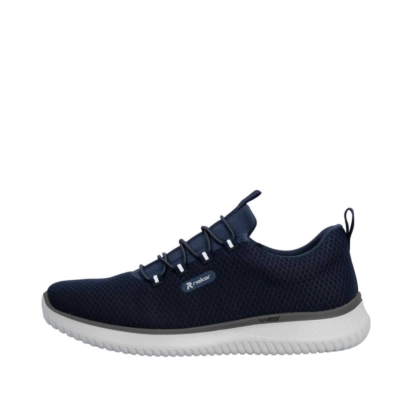 Rieker B9655-00 Herren Slip On Sneaker Textil in schwarz - Gr. 40