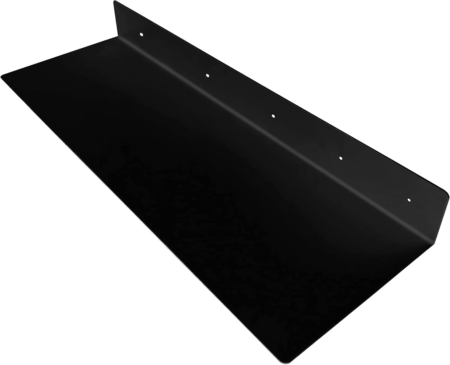 SIMOND STORE Black Metal Shelf Wall Mount Shelf Steel