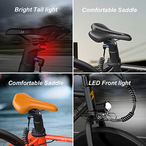 Officieel | Fafrees F1 Elektrische Fiets, 27.5" Ebike 700C*28C, 250W Motor Verwijderbare batterij 36V 8.7Ah 300Wh, LED Display Stad Elektrische Fietsen Heren en Dame, 2022 Nieuwe - Afbeelding 7