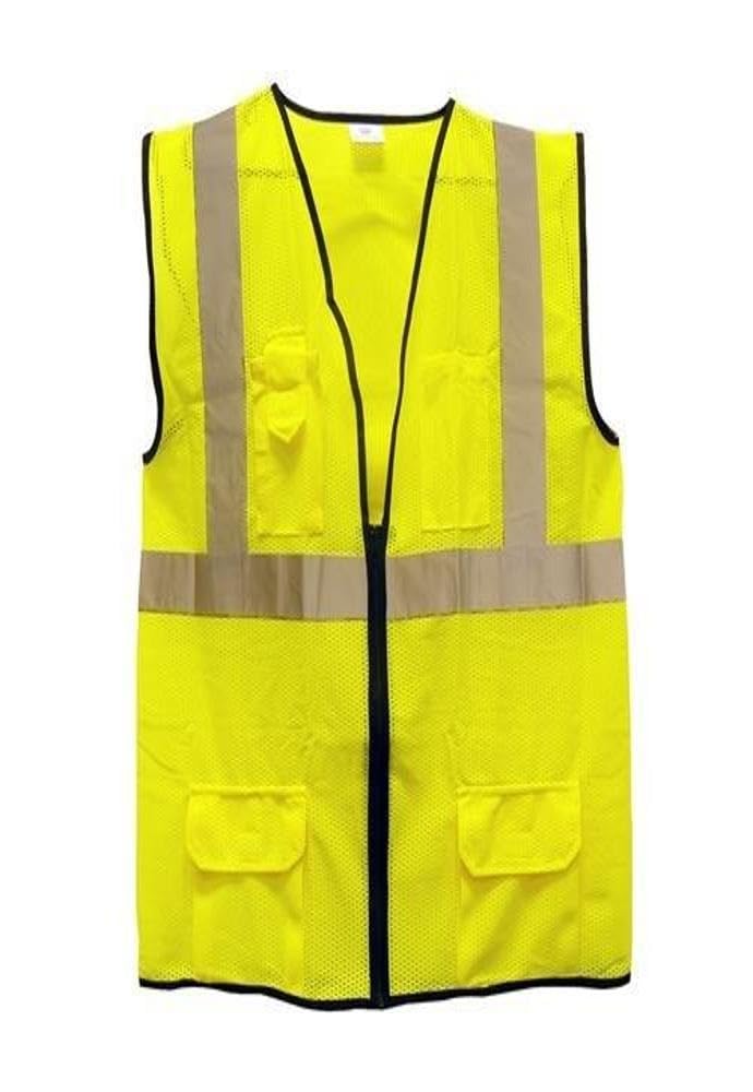 Surveyors Vest, Class 2 Yellow with 2